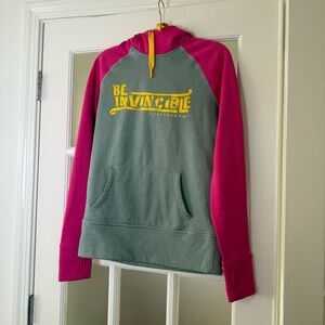 Livestrong Nike Pink and Yellow Therma-Fit Hoodie